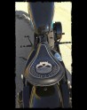 Seat Universal Harley Davidson Skull Iron Blue