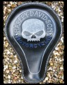 Sitz Universal Harley Davidson Skull Iron Blue