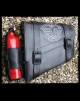 Sacoche Black Leather Bottle