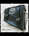 Alforja HD Black Leather Bottle