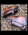 Mini bisaccia Skull Brown