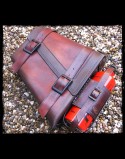 Borsa Vintage Dark Leather Bottle